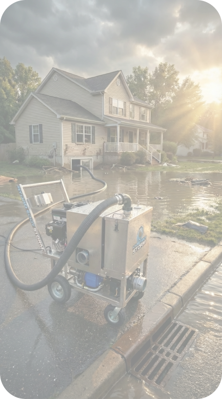 Portable water extraction machine by Cleansmart Technologies