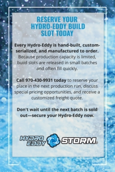 Reserve Your Hydro Eddy Build Slot Today